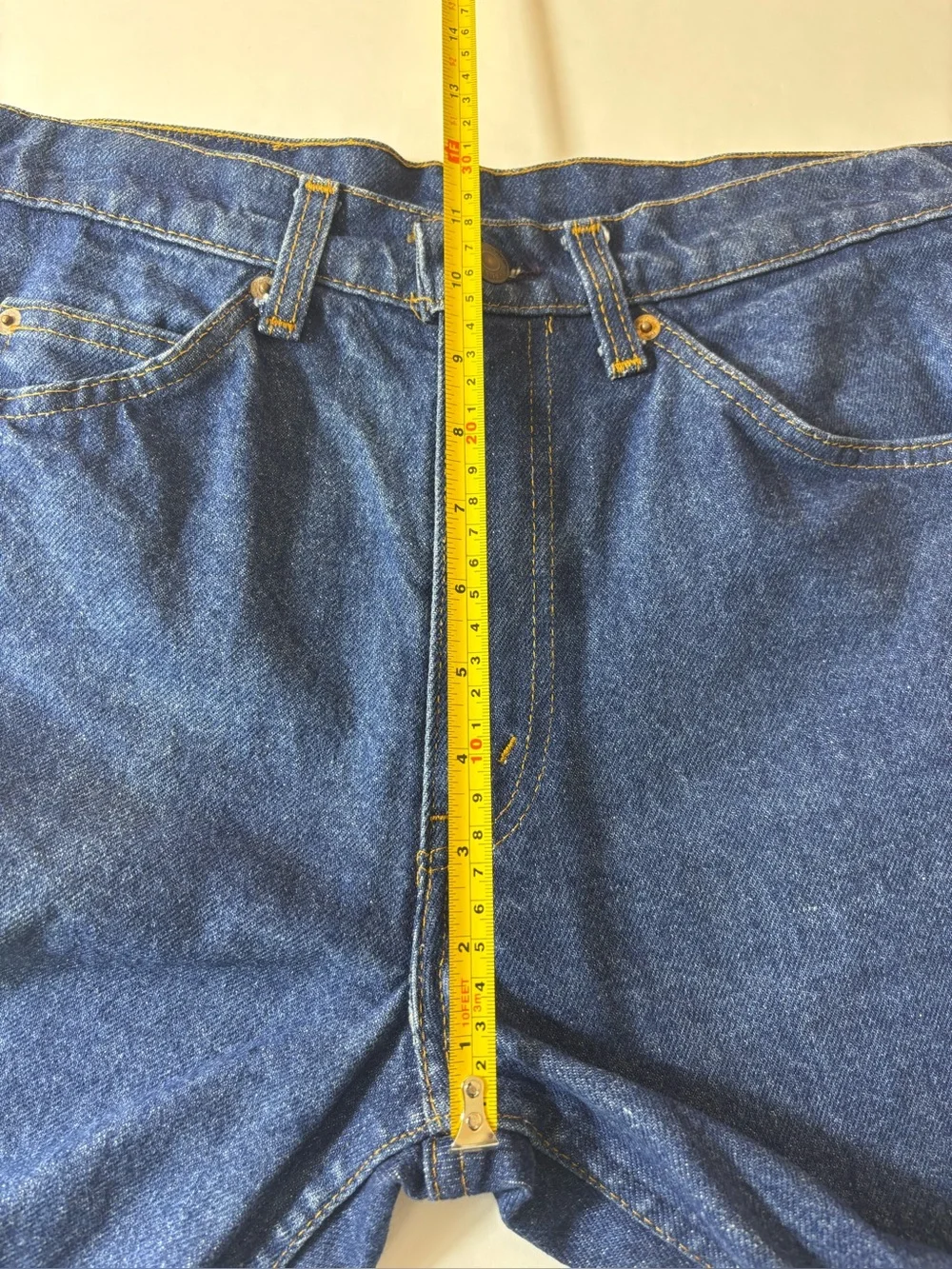 Vintage Levi's Orange Tab 80's 506 Straight Leg USA Men’s Jeans Indigo Sz 30x32